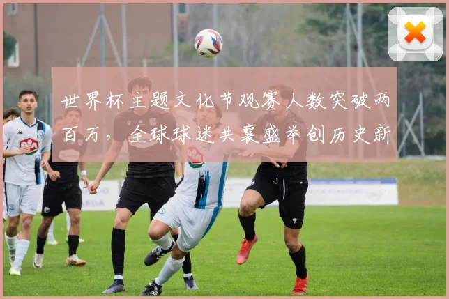 世界杯主题文化节观赛人数突破两百万，全球球迷共襄盛举创历史新高